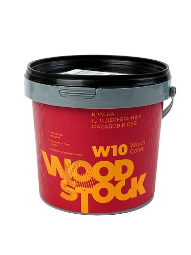 Краска для деревянных фасадов и OSB Woodstock W10