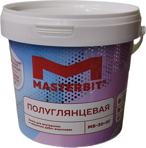 Эмаль акриловая универсальная МБ-30 Полуглянцевая